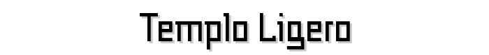 Templo Ligero font